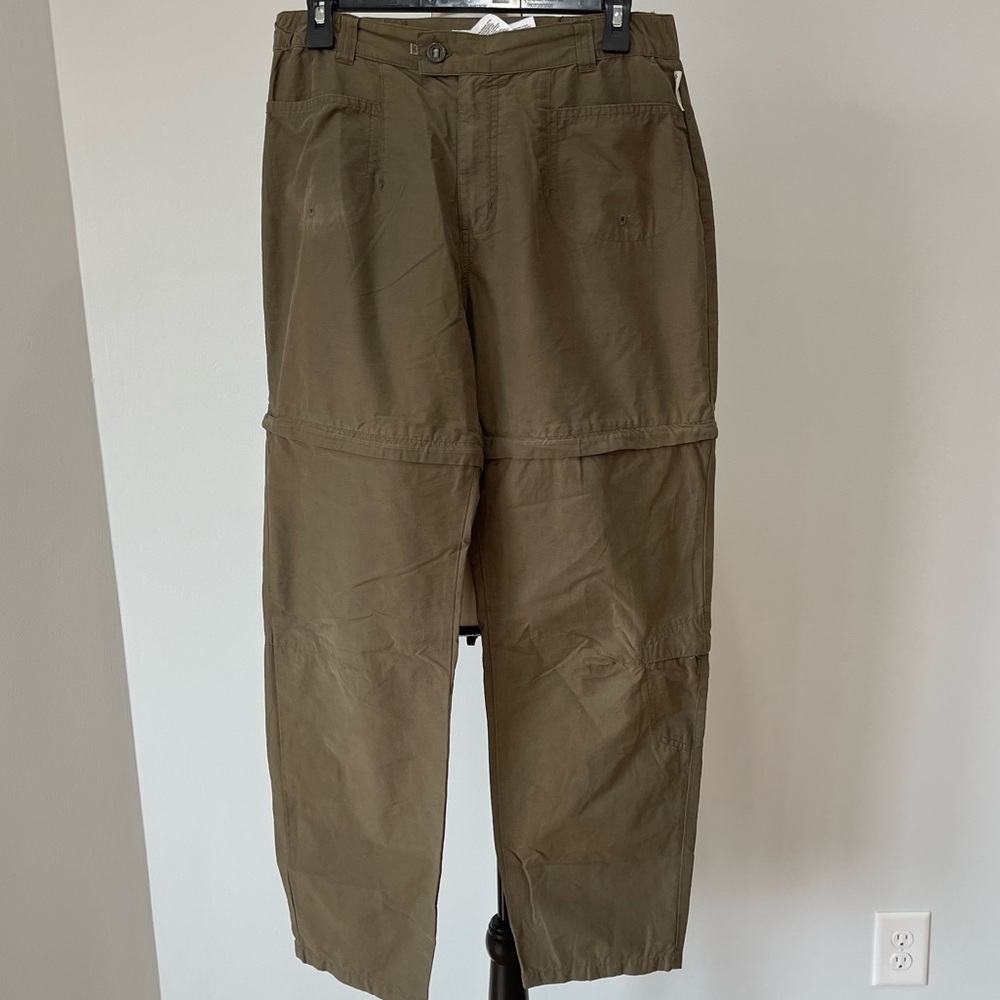 Columbia size 12 zip off convertible pants hiking camping granola girl utility